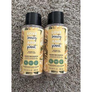Lot Of 2 BEAUTY & PLANET COCONUT OIL & YLANG YLANG SHAMPOO 13.5 FL Oz Each